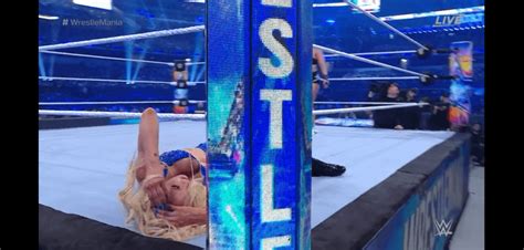 wwe nipslip|Charlotte Flairs nip slip at WrestleMania 38: Heres the image